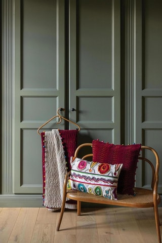 Coussin coton Gastounet - Rouge - 45 x 45 cm