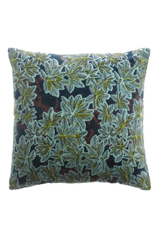 Coussin coton Ariane - Noir - 45 x 45 cm