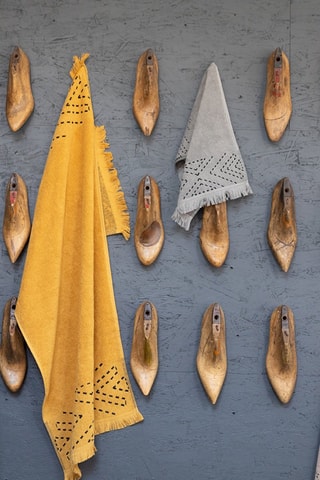 Drap de bain Julia - Bleu foncé - 90 x 150 cm