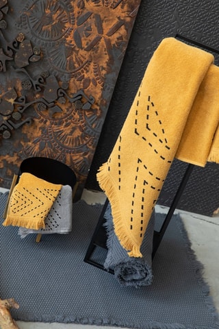 Serviette de toilette Julia - Beige - 50 x 100 cm