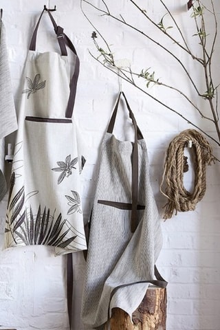 Tablier en coton biologique Moana - Gris