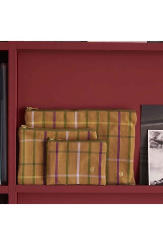 Pochette en coton biologique Scotty S - Marron