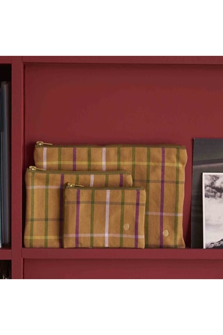 Pochette en coton biologique Scotty M - Marron