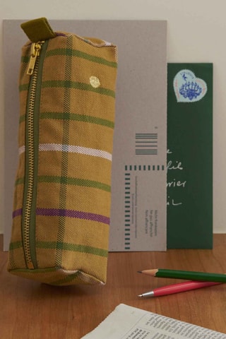 Trousse en coton biologique Scotty - Marron