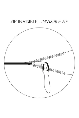 Coussin en lin Zeff - Bleu - 30 x 50 cm