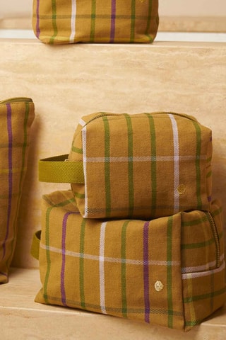 Trousse en coton biologique Scotty S - Marron