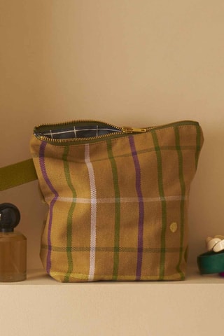 Trousse de toilette en coton biologique Scotty - Marron