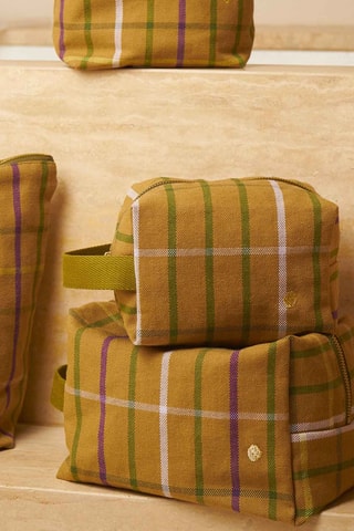 Trousse de toilette en coton biologique Scotty - Marron