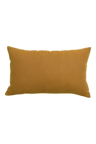 Coussin en lin Zeff - Bronze - 30 x 50 cm