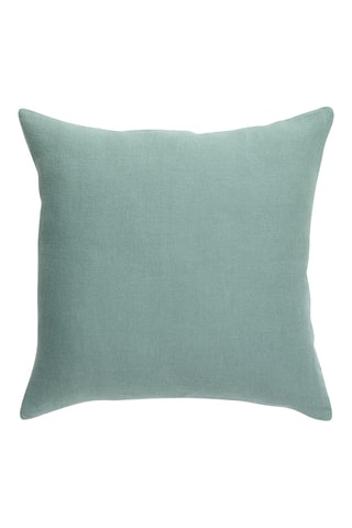 Coussin en lin Zeff - Vert de gris - 45 x 45 cm