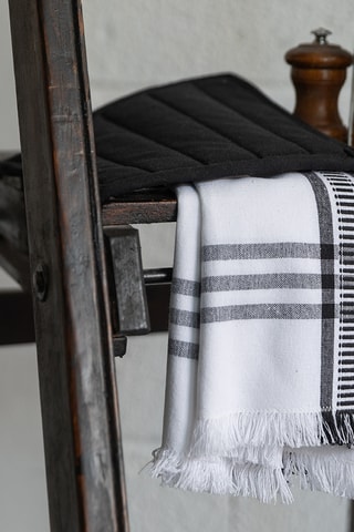 Torchon Cruz - Blanc et noir