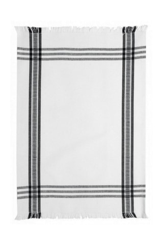 Torchon Cruz - Blanc et noir