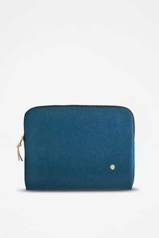 Housse pour iPad en coton biologique Iona - Bleu