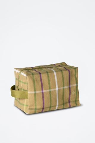 Trousse en coton biologique Scotty L - Marron