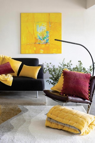 Coussin Gastounet - Bordeaux - 30 x 50 cm