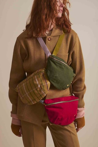 Sac banane en coton biologique Iona - Rouge