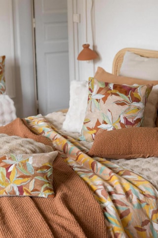 Coussin Alina - Beige et jaune - 30 x 50 cm