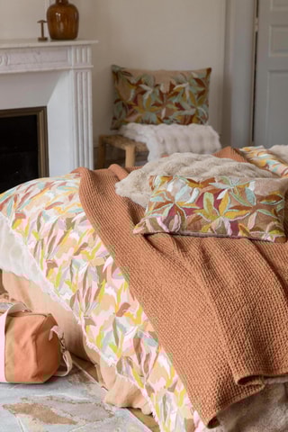 Coussin Alina - Beige et jaune - 30 x 50 cm