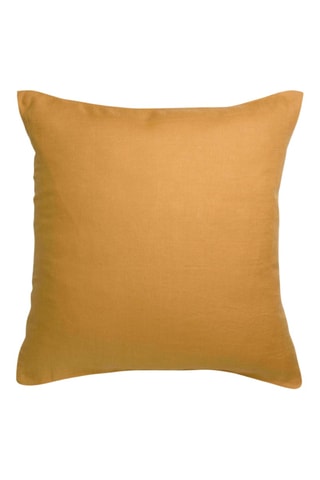 Taie d'oreiller en lin Zeff - Ocre