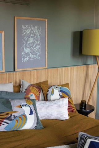 Taie d'oreiller en lin Zeff - Bronze