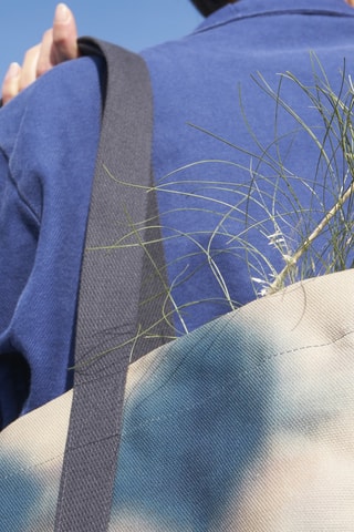 Cabas en coton biologique Iona - Bleu