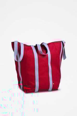 Cabas en coton biologique Iona - Rouge