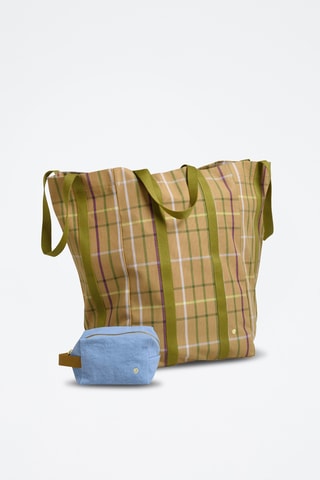 Cabas en coton biologique Scotty - Marron - 42 cm