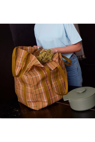 Cabas en coton biologique Scotty - Marron - 42 cm