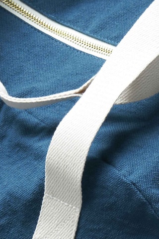 Sac de voyage en coton biologique Iona - Bleu - 42 cm