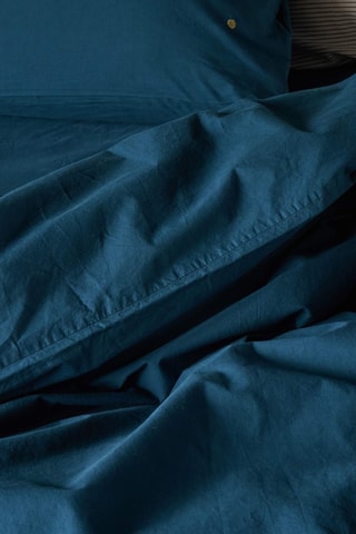 Housse de couette en coton biologique Céleste - Bleu