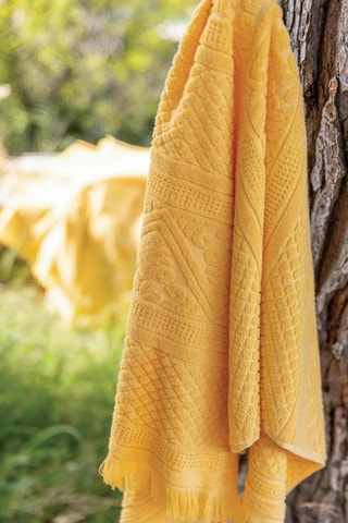 Drap de bain Zoe - Mimosa - 100 x 180 cm