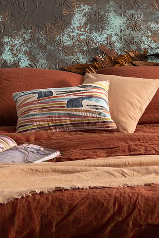 Drap plat en lin Zeff - Caramel