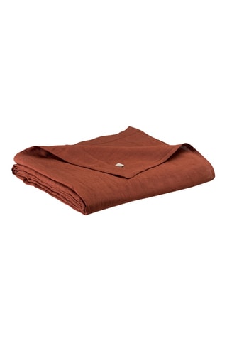 Drap plat en lin Zeff - Caramel