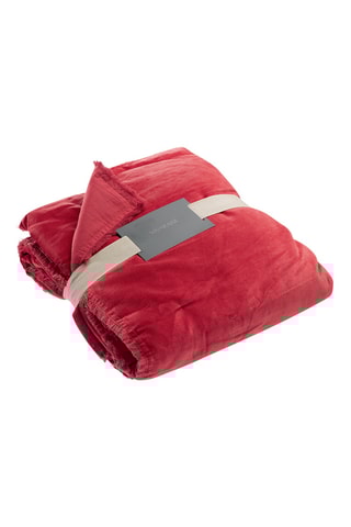 Plaid Fara - Orange - 135 x 200 cm