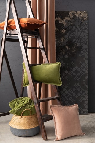 Rideau Fara - Bleu paon - 135 x 280 cm