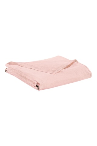 Drap plat en lin Zeff - Rose