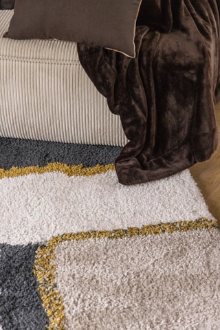 Tapis Rosa - Blanc et gris