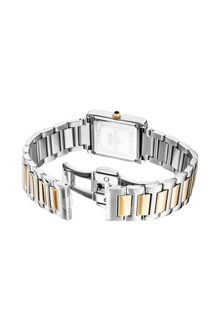 Stalen & Diamanten Quartz Horloge Fontaine - Zilver- en Goudkleurig