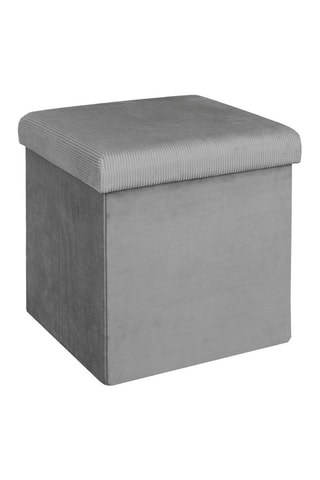 Puf con arcón Giulia - Gris