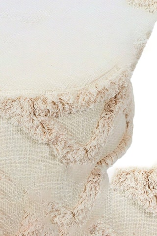 Taburete Mirage - Blanco y natural