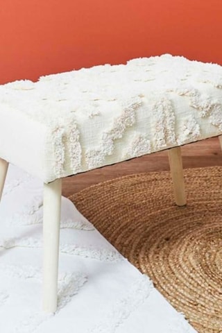 Banco de madera de pino Mirage - 60 x 40 x 32 cm