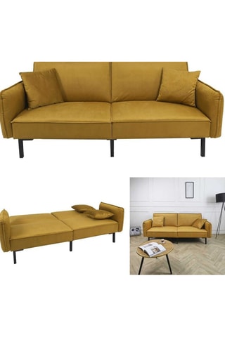Sofá cama Giulia - 
Amarillo
