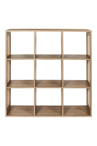 Mueble de organización modulable con 9 compartimentos Bali - 100 x 99 x 32 cm