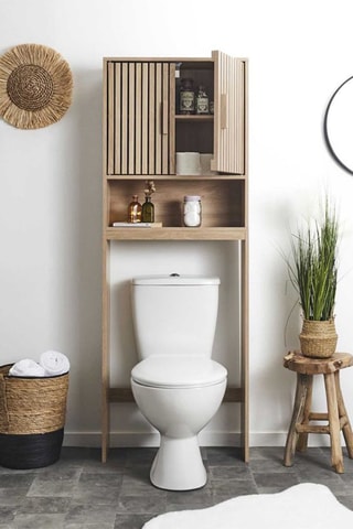 Mueble de baño de 2 puertas Klaus - 60 x 166 x 20 cm