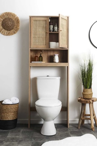 Mueble de aseo de 2 puertas Bali - Marrón