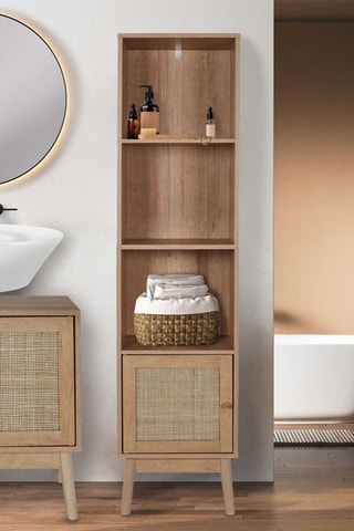 Columna de cuarto de baño de 1 puerta Bali - 40 x 160 x 30 cm