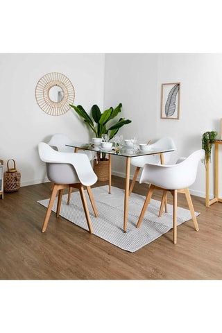 2 sillones Scandinave - Blanco