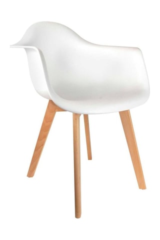 2 sillones Scandinave - Blanco