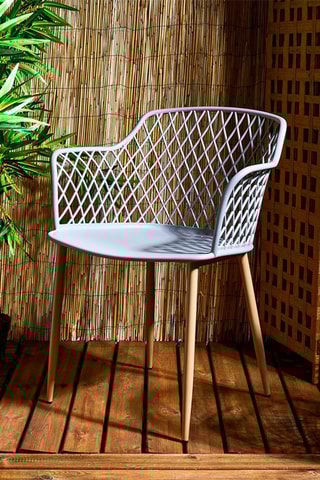 4 sillones de exterior Málaga - Topo