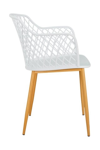 4 sillones de exterior Málaga - Blanco